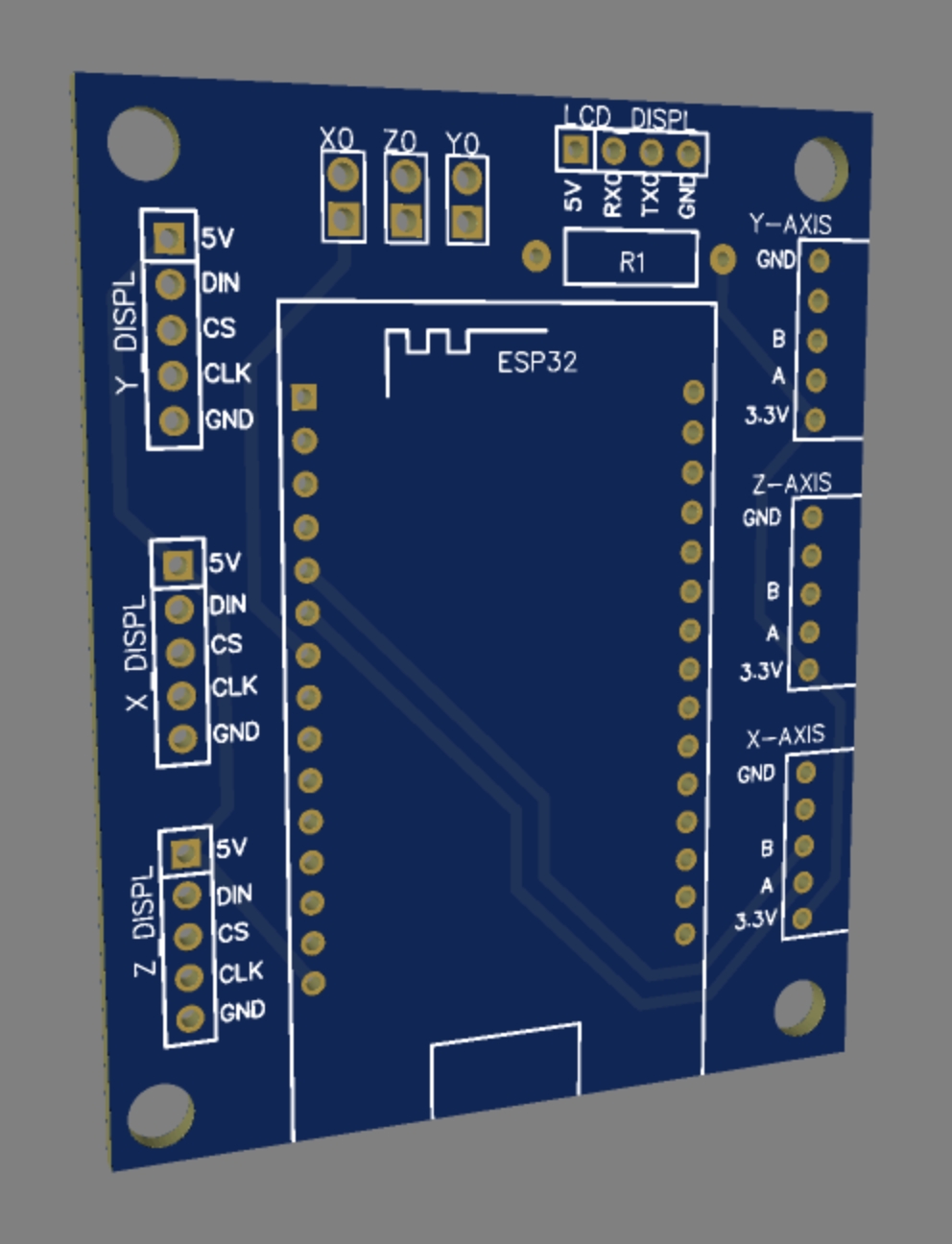 ThorstDro PCB-Board zum auslesen und ausgeben vom AS5311 Wegmesssensor